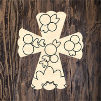 DDS Floral Cross