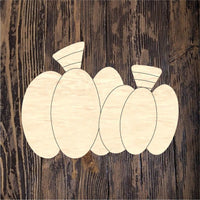 DDS Happy Fall Double Pumpkin Plaque