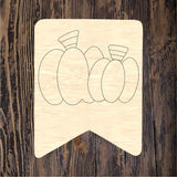 DDS Happy Fall Double Pumpkin Plaque