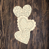 DDS Heart Trio Vertical With Print