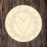 DDS Rustic Farmhouse Valentines Round