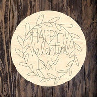 DDS Rustic Farmhouse Valentines Round