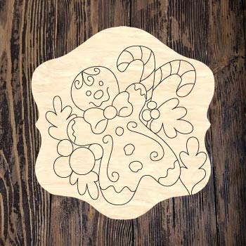 DOD Gingerbread Plaque