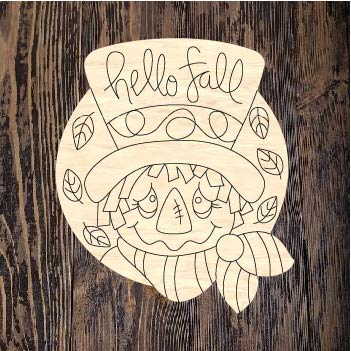 DOD Scarecrow Face Round