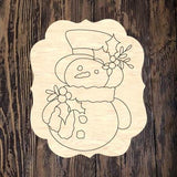 DOD Snowman Plaque