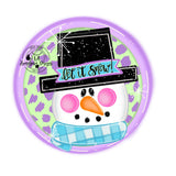 LHD Let It Snow Man Round