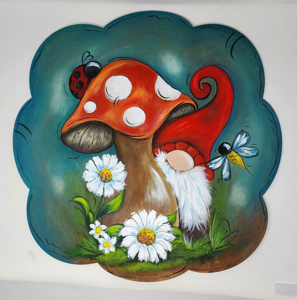 DOD Mushroom Gnome Plaque