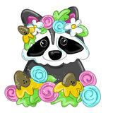 CRG Floral Raccoon