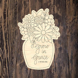 GMD Grow In Grace Flower Vase