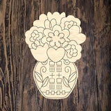 GMD Vday Chino Vase Bouquet