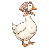 Goose With Bonnet