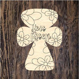 HDD He Is Risen Cross