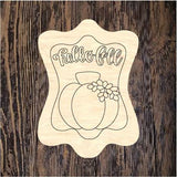 HDD Hello Fall Plaque