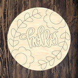 HDD Hello Floral Round