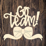 HHJ Go Team Football Bow
