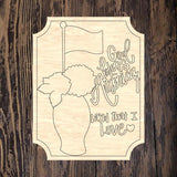 HHJ God Bless America Patriotic Hydrangeas