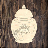 HHJ Mahjong Ginger Jar