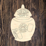 HHJ Mahjong Ginger Jar