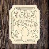 HHJ Red and Green Merry Christmas Hydrangea Vase