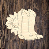 Howdy Sunflower Boots