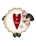 LHD Be Mine Folkart Sheep