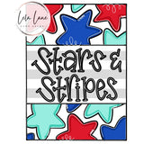 LLD Stars and Stripes Plaque