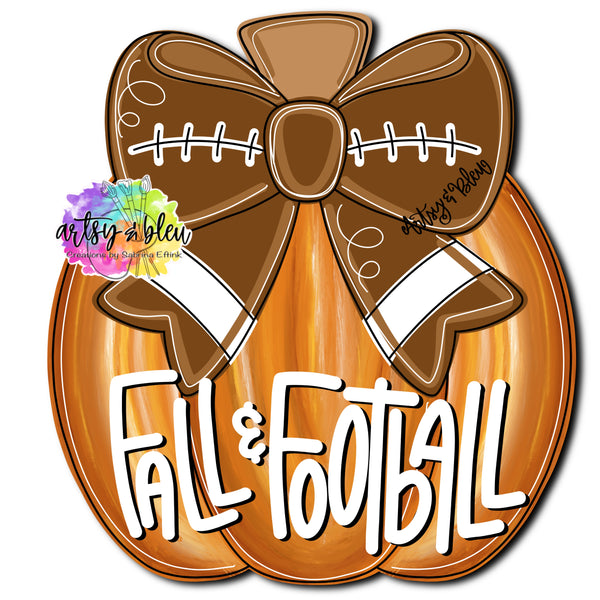 ABL Fall And Football Pumpkin