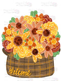 WWW Welcome Floral Planter 2