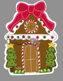 WWW Gingerbread House with Bow
