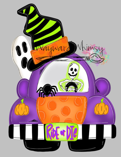 WWW Halloween Car