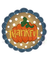 WWW Thankful Pumpkin Plaque