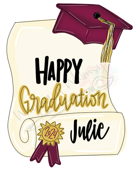 WWW Happy Graduation Diploma