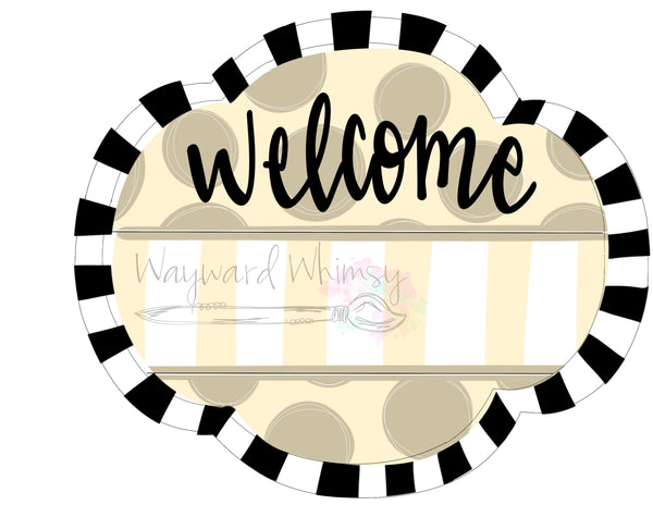 WWW Welcome Plaque Base