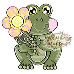 WLD Frog with Flower