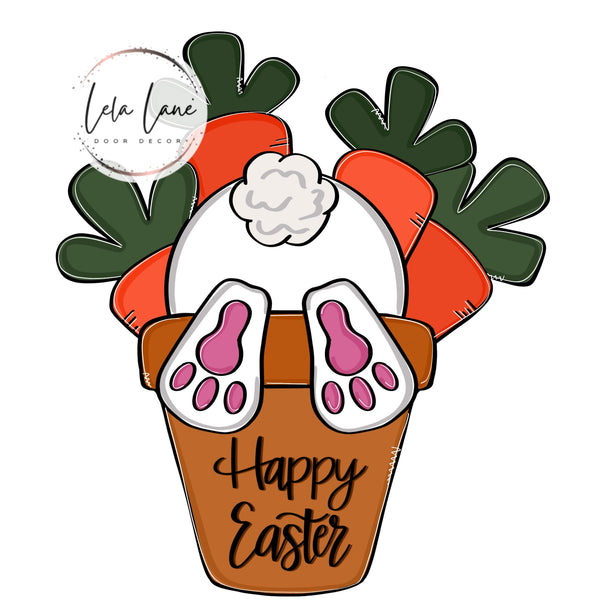 LLD Happy Easter Bunny Pot