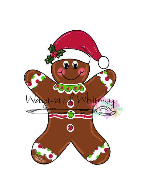 WWW Gingerbread Man With Hat