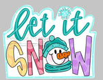 WWW Let It Snow Plaque 2
