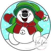 LLD Snowman Round