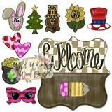 WLD Welcome Plaque 1 Attachment Bundle