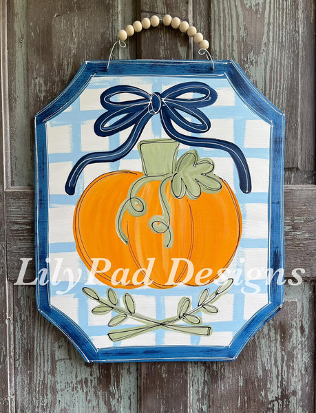 LPD Pumpkin Plaque