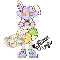 WLD Cowboy Bunny Ribbon Legs