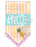 WWW Hello Easter Flag