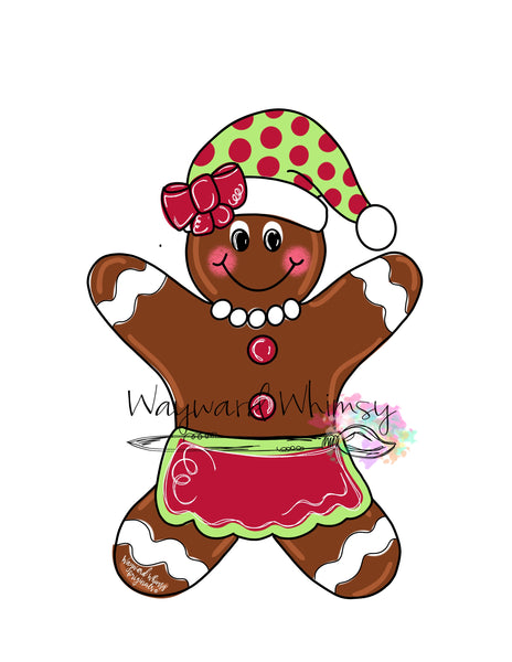 WWW Gingerbread Girl With Hat