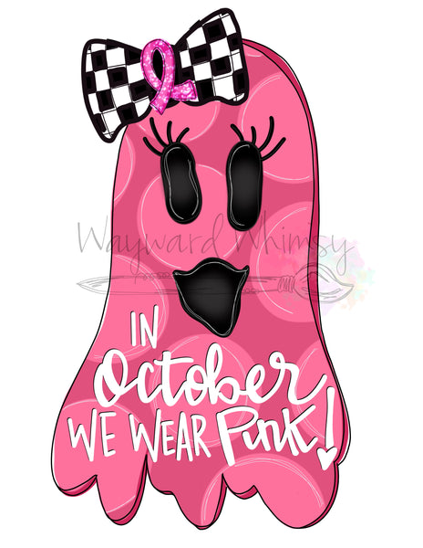 WWW We Wear Pink Ghost