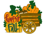 WWW Happy Fall Pumpkin Wagon