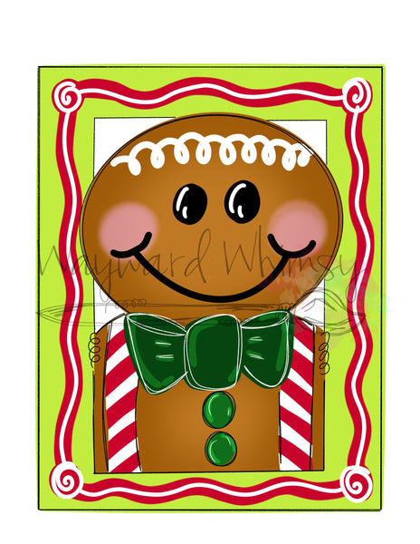 WWW Gingerbread Plaque