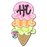 ABL Icecream Cone 3 With Print