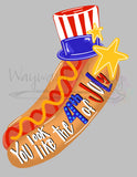 WWW 4th of July Hot Dog