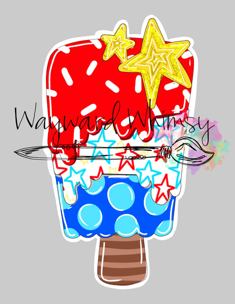 WWW Patriotic Popsicle