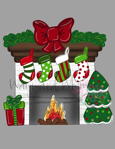 WWW  Fireplace with Stockings